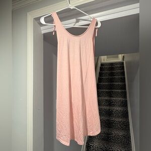 FP Beach Pink Top with open back and shoulder ties! NWOT size Small